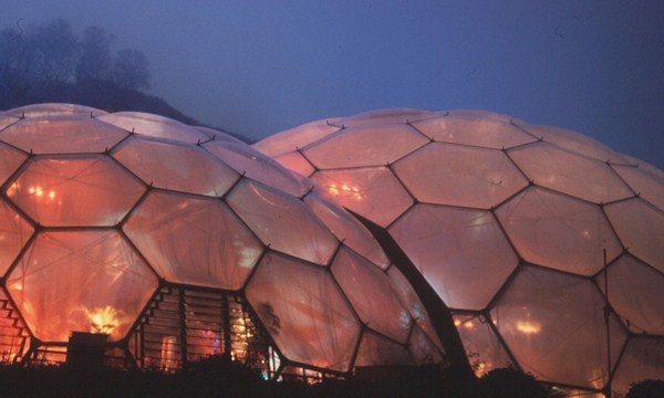 The Eden project lighting promoted in the press through our PR campaign